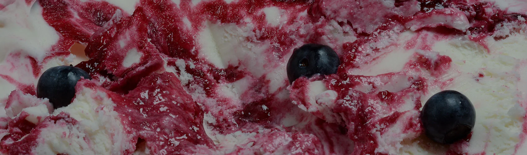Textura del helado de frutos rojos de Moratto
